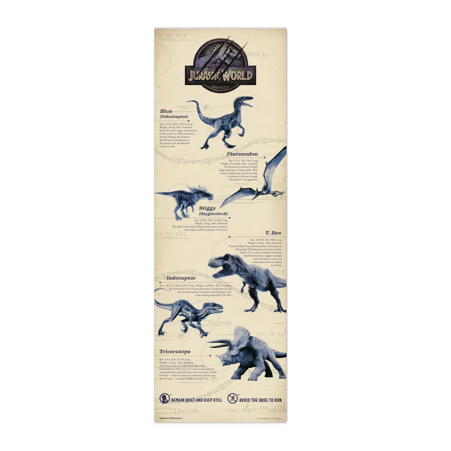 Poster Jurassic World - 53x158cm