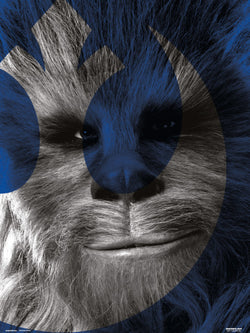 Kunstdruk Star Wars - Episode IX Chewbacca 30x40cm