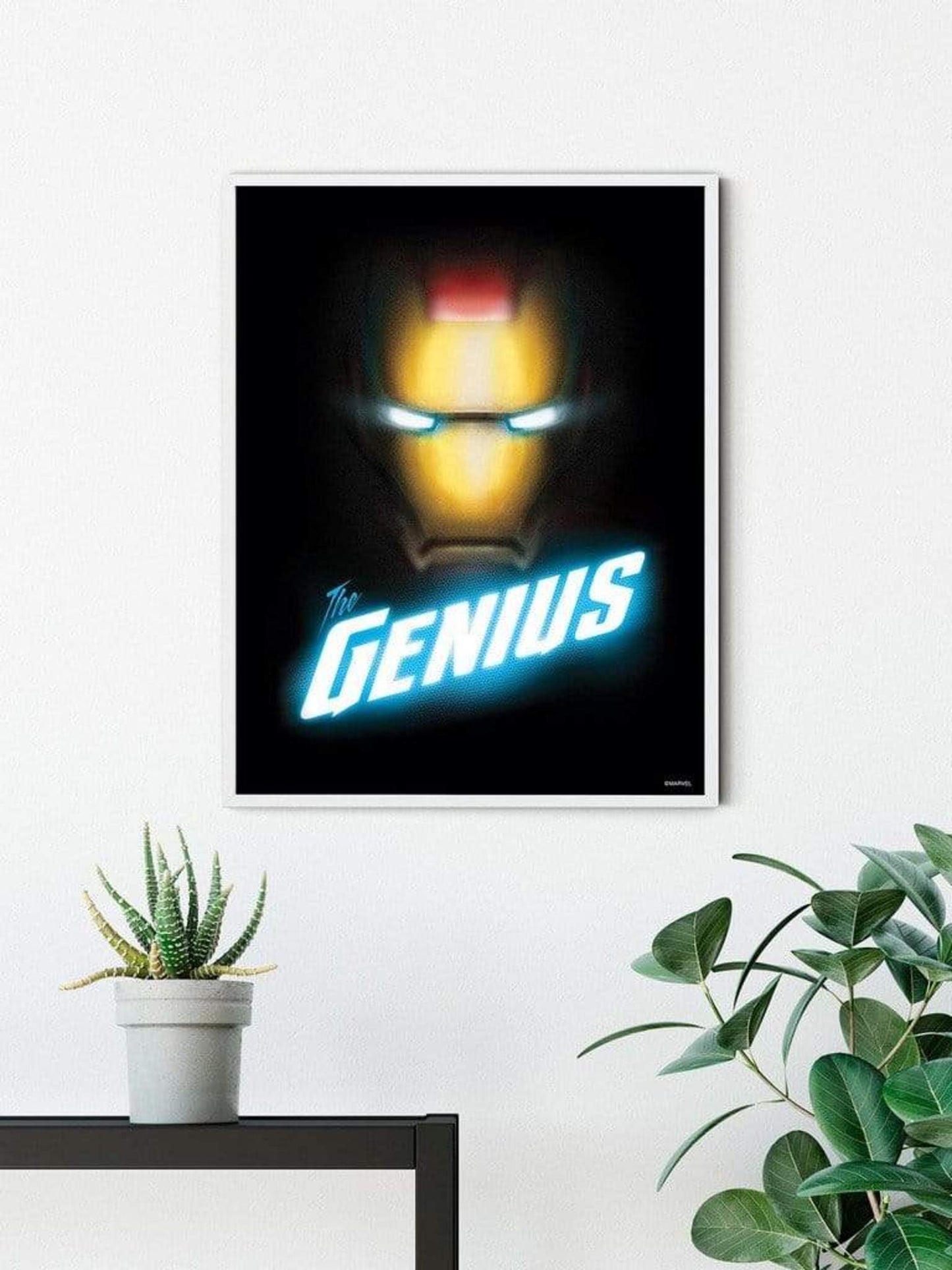 Kunstdruk Avengers - The Genius 40x50cm
