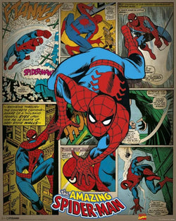 Poster Marvel Comics Retro 40x50cm