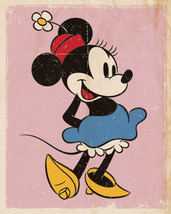 Poster Minnie Mouse - Retro 40x50cm