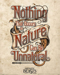Poster Fantastic Beasts - Unnatural 40x50cm