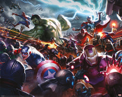 Poster Marvel - Future Fight Heroes Assault 50x40cm