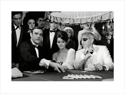 Kunstdruk James Bond - Thunderball Casino 80x60cm