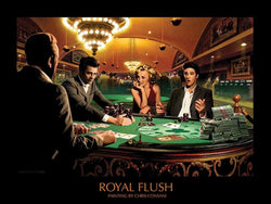 Kunstdruk Chris Consani - Royal Flush 80x60cm