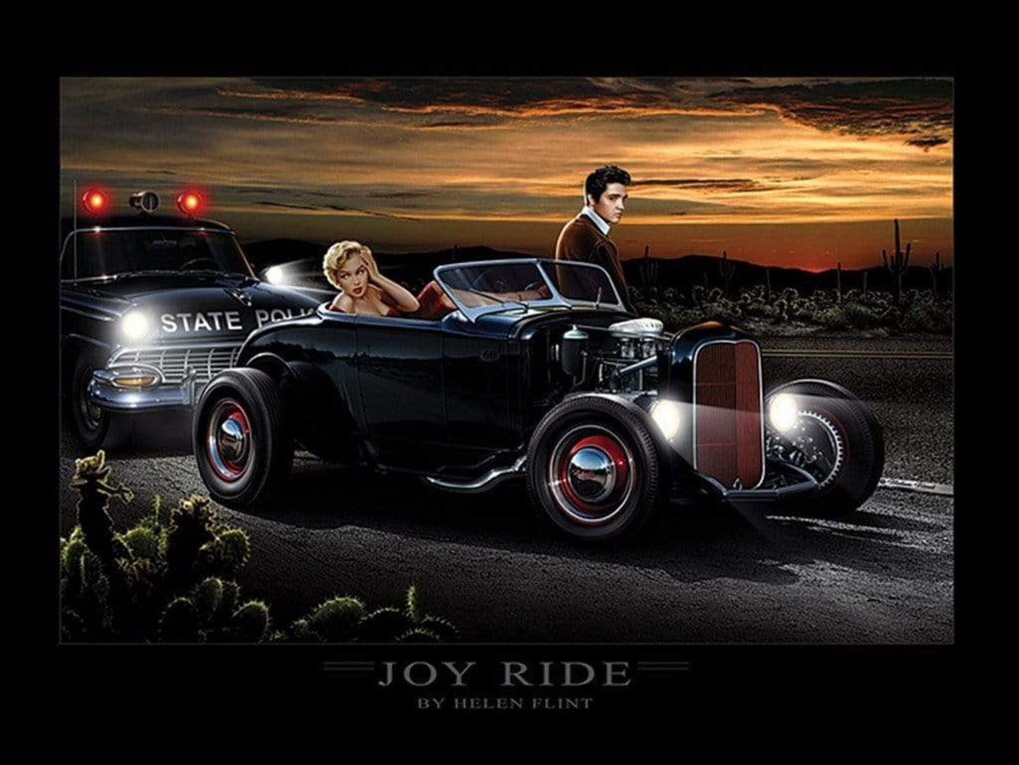 Kunstdruk Joy Ride Helen Flint 80x60cm