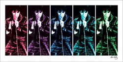 Kunstdruk Elvis Presley - 68 Comeback Special Pop Art 100x50cm