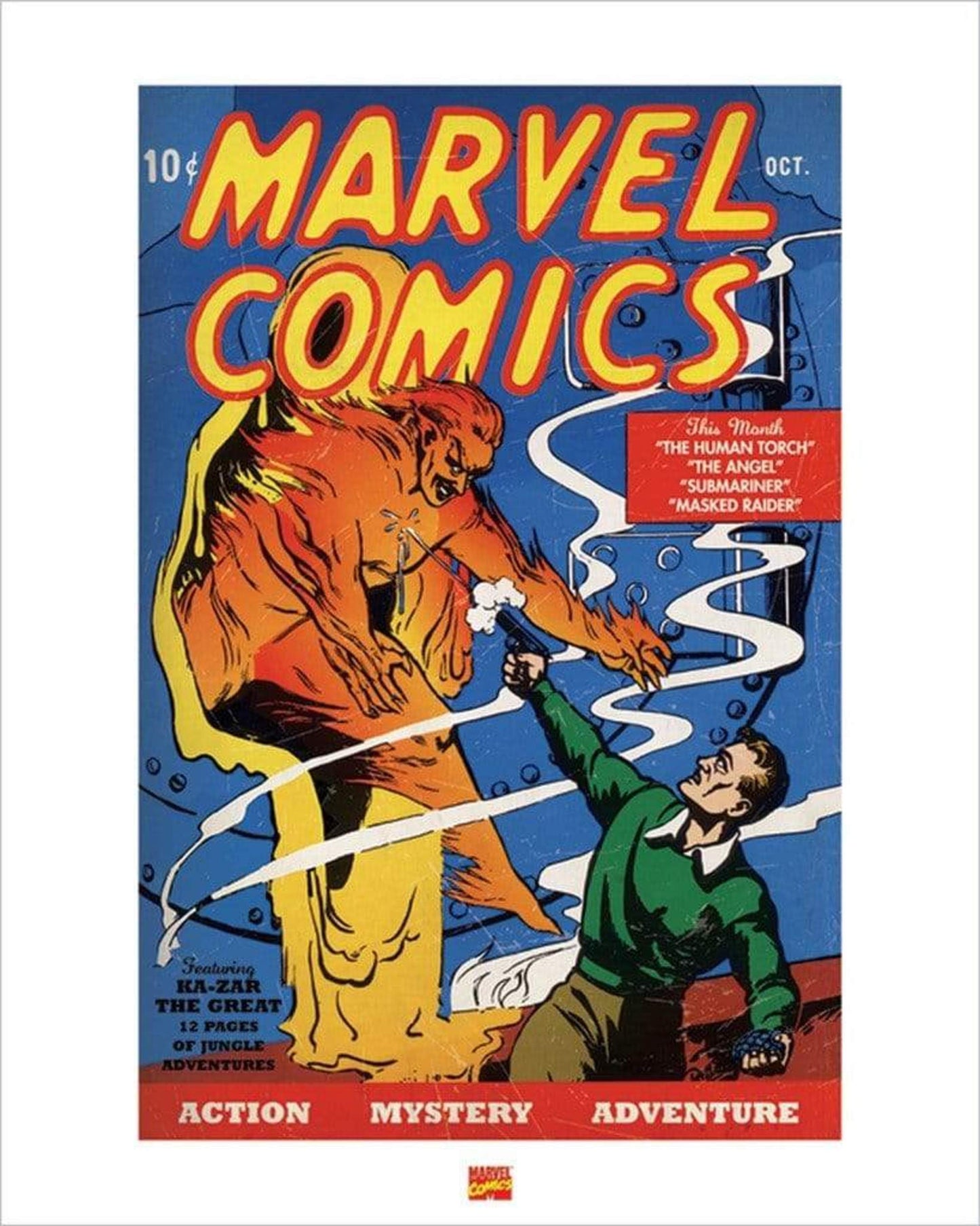 Kunstdruk Human Torch 40x50cm