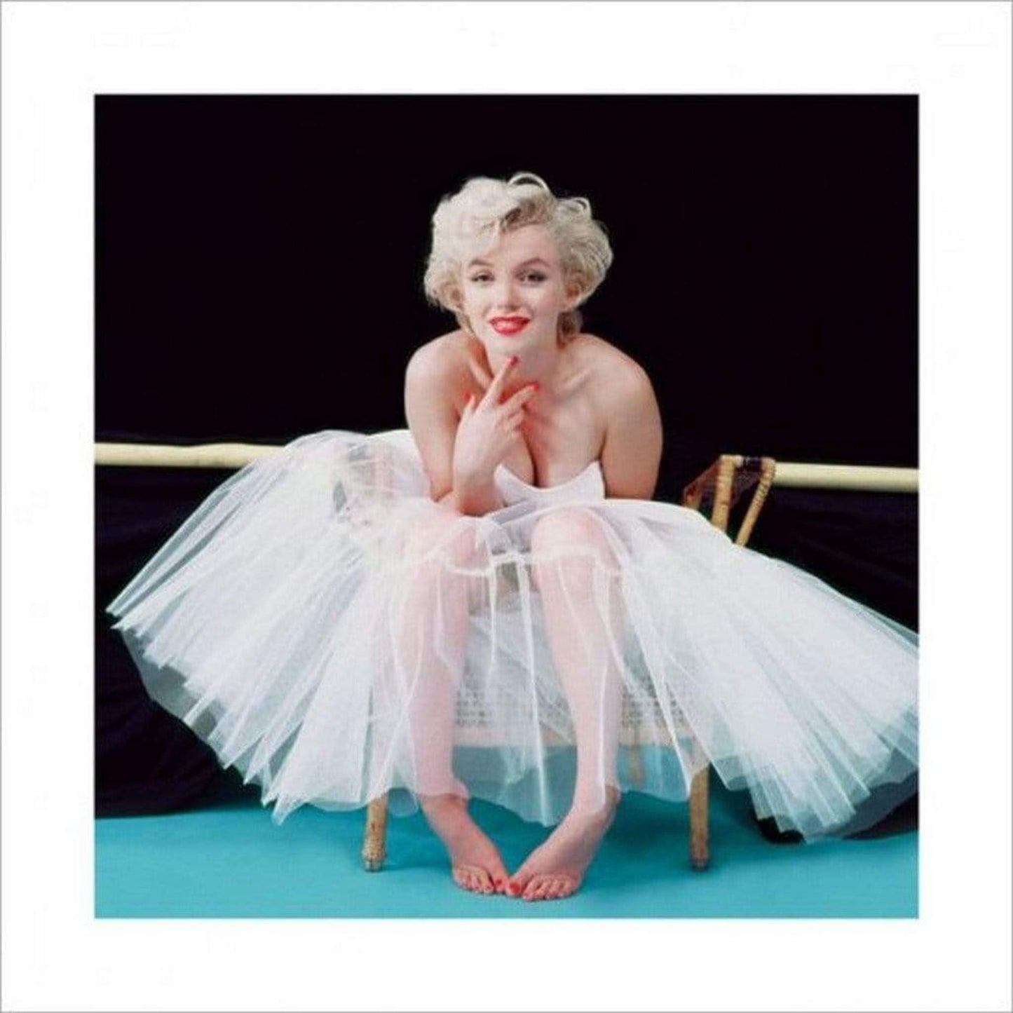 Kunstdruk Marilyn Monroe - Ballerina Colour 40x40cm