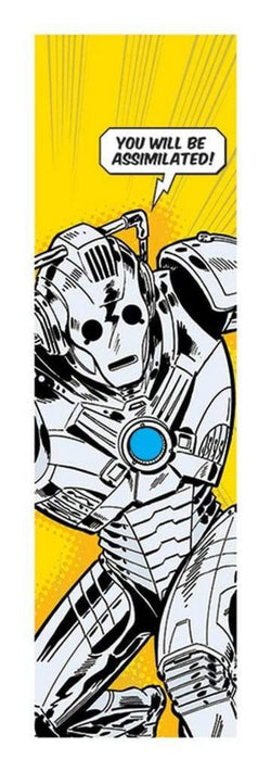 Kunstdruk Doctor Who - Comic Cyberman 33x95cm