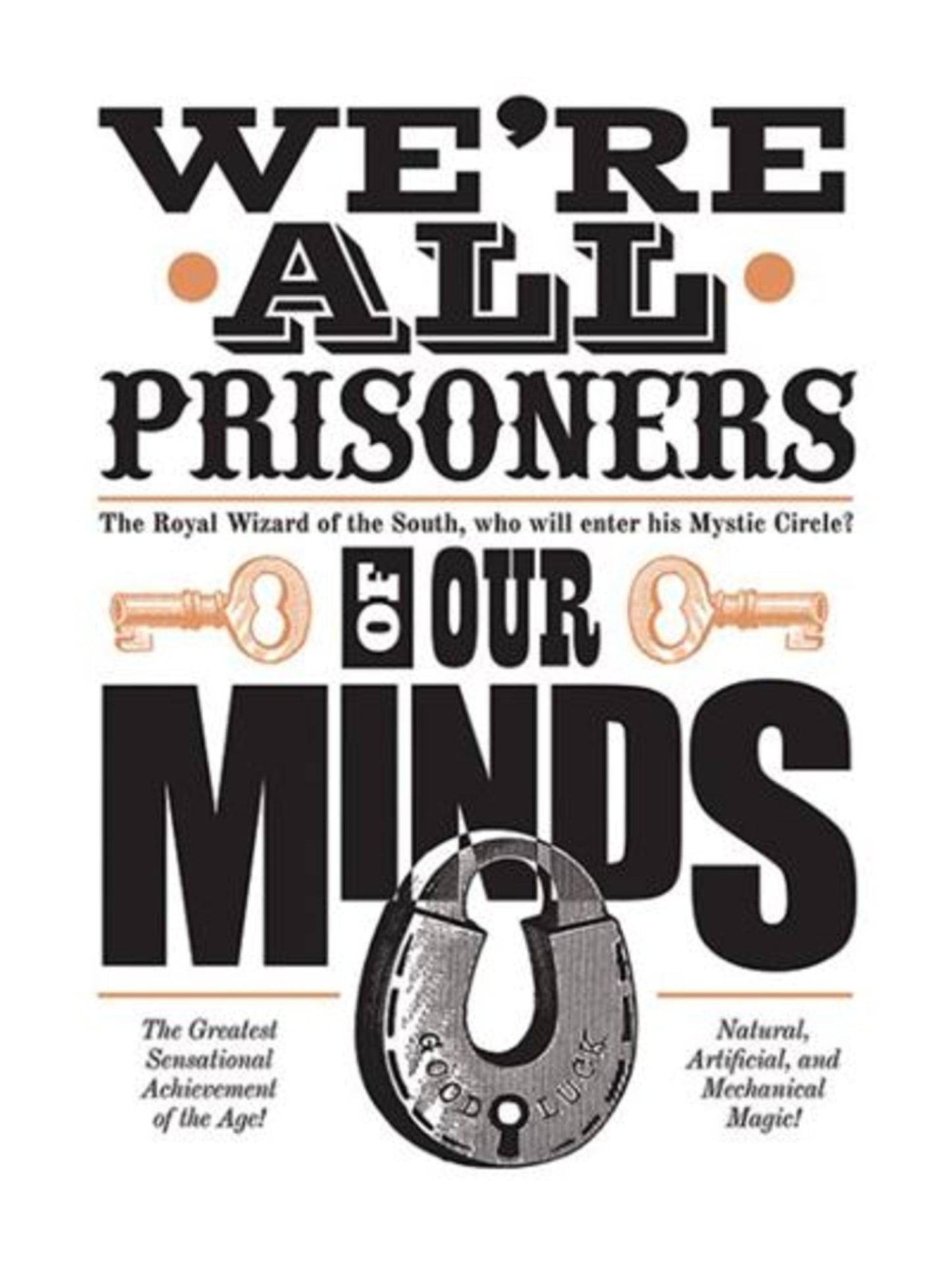 Kunstdruk Asintended Prisoners of our Minds 60x80cm