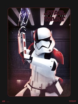 Kunstdruk Star Wars - Vill Executioner Trooper 30x40cm