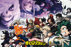 Poster My Hero Academia - Heroes vs Vilains 91,5x61cm