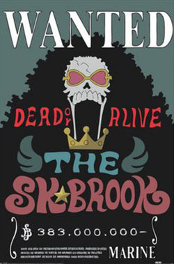 Poster One Piece - Wanted Brook 61x91,5cm