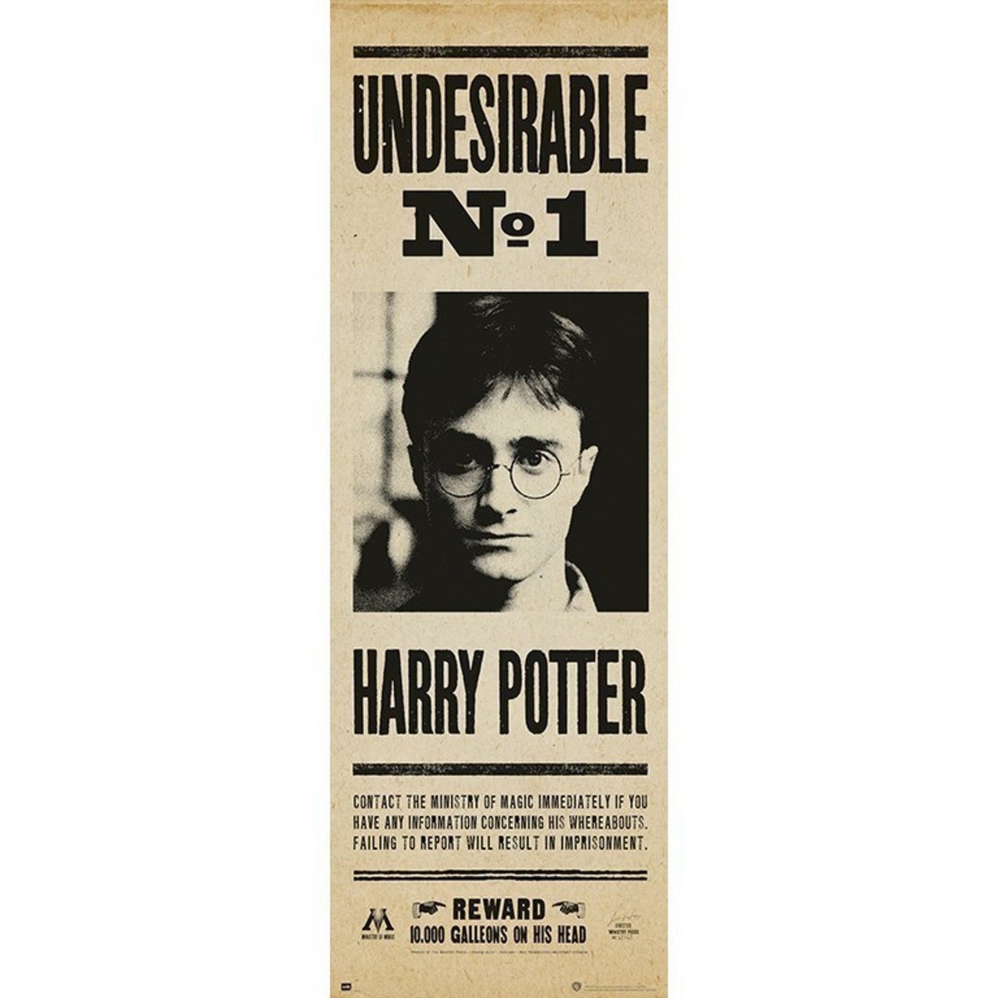 Poster Harry Potter - Undesirable nr 1 53x158cm