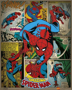 Poster Marvel Comics Retro 40x50cm