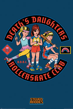 Poster Steven Rhodes - Deaths Daughters Rollerskate Club 61x91,5cm