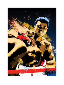 Kunstdruk Muhammad Ali - Sting Petruccio 60x80cm