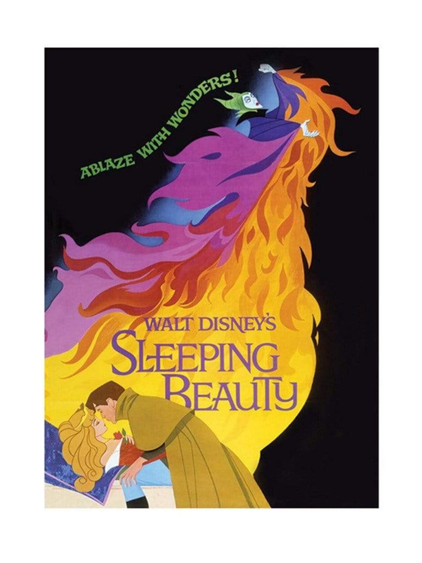 Kunstdruk Sleeping Beauty - Ablaze 60x80cm