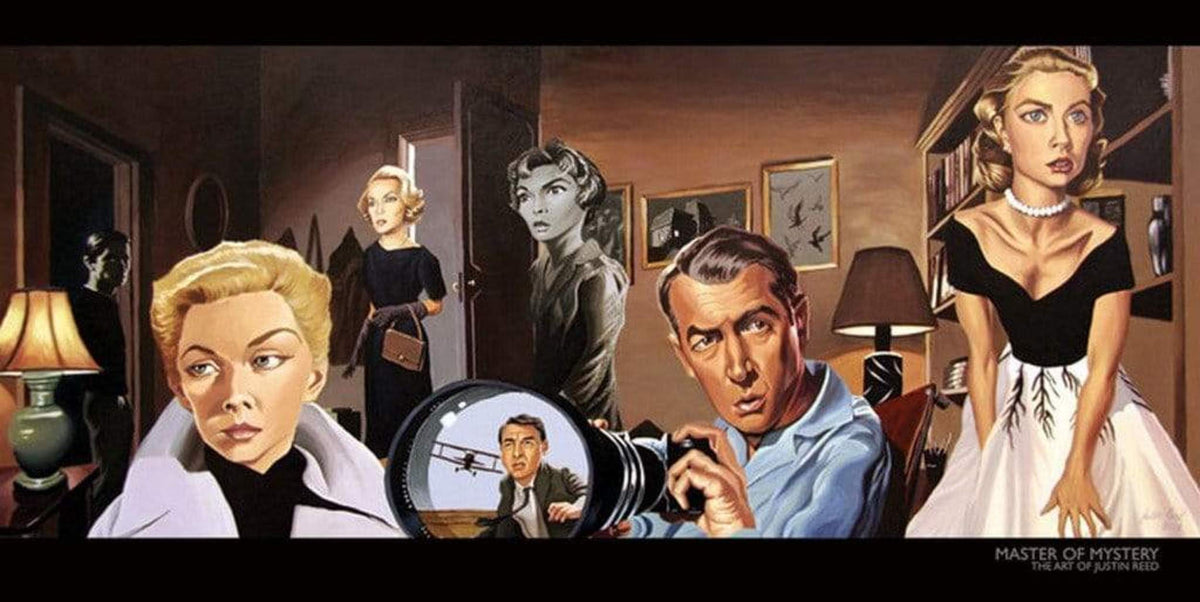 Kunstdruk Master of Mystery - The Art of Justin Reed 100x50cm