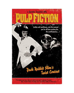 Kunstdruk Pulp Fiction - Twist Contest 40x50cm