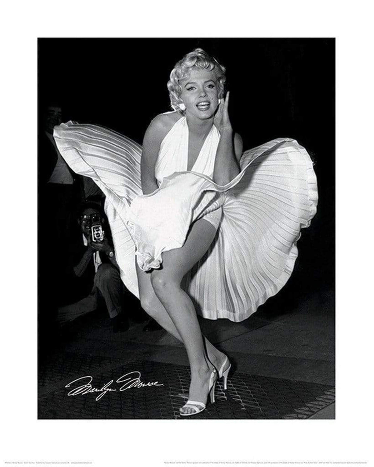 Kunstdruk Marilyn Monroe - Seven Year Itch 40x50cm