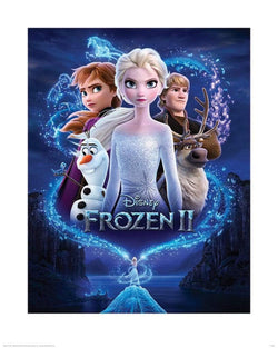 Kunstdruk Frozen - 2 Magic 40x50cm