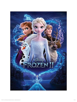 Frozen - 2 Magic Kunstdruk 30x40cm