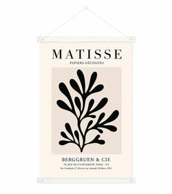 Posterhanger 80cm Transparant - Posterstrips met Ophangoog
