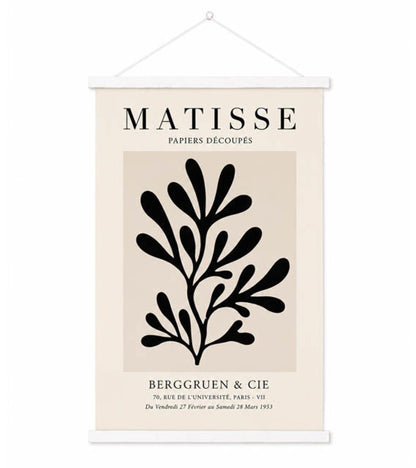 Posterhanger 93 cm Wit - Posterstrips met Ophangoog