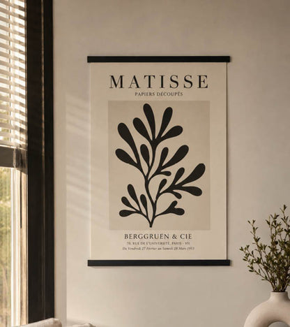 Posterhanger 60cm Zwart - Posterstrips met Ophanggat