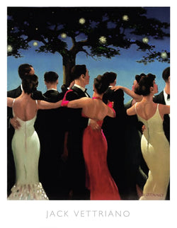 Kunstdruk Jack Vettriano - Waltzers 1 60x80cm