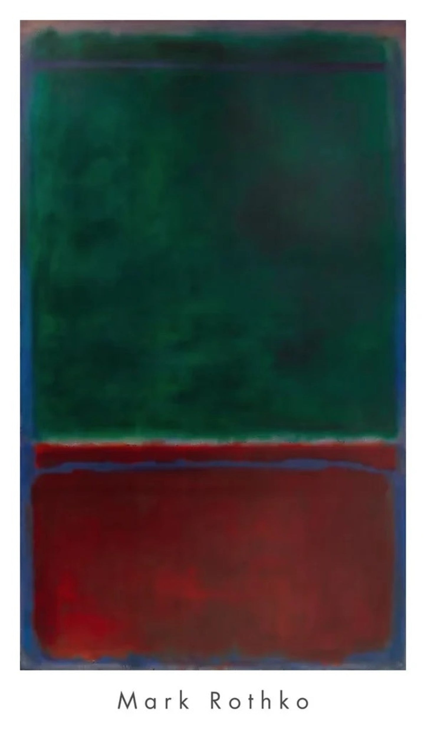 Kunstdruk Mark Rothko - No. 7 - 1953 53,5x91,5cm