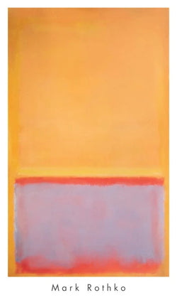 Kunstdruk Mark Rothko - Untitled - 1954 57x96,5cm