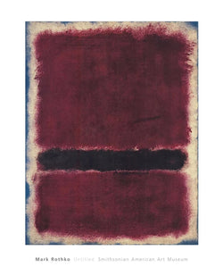 Kunstdruk Mark Rothko - Untitled - 1963 66x81cm