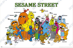 Poster Sesame Street - Characters 91,5x61cm