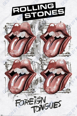 Poster The Rolling Stones - Foreign Tongues 61x91,5cm