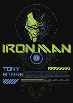 Poster Marvel - Iron Man - Glow in the Dark 50x70cm