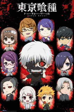 Poster Tokyo Ghoul - Chibi Characters 61x91,5cm
