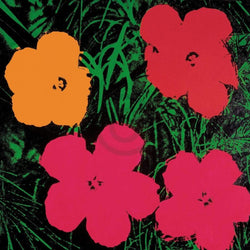 Kunstdruk Andy Warhol - Flowers C. 1964 60x60cm