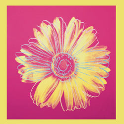 Kunstdruk Andy Warhol - Daisy 1982 90x90 cm
