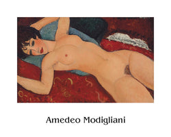 Kunstdruk Amedeo Modigliani Liegender Akt l 50x40cm