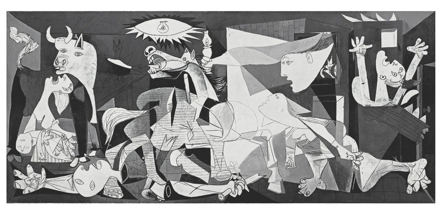 Kunstdruk Pablo Picasso - Guernica 100x50cm
