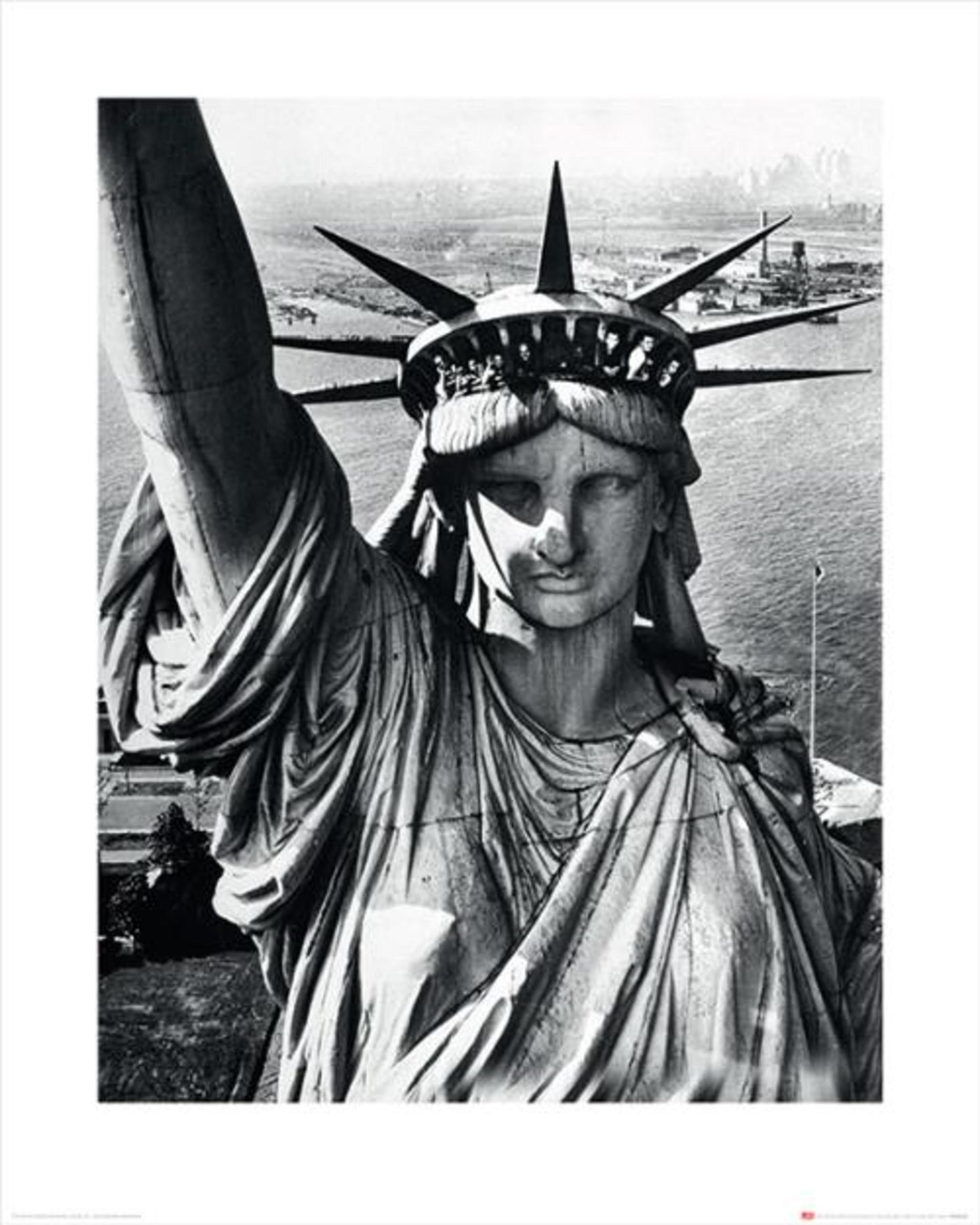 Kunstdruk Time Life Statue of Liberty 40x50cm