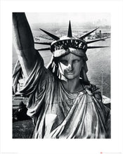 Kunstdruk Time Life Statue of Liberty 40x50cm