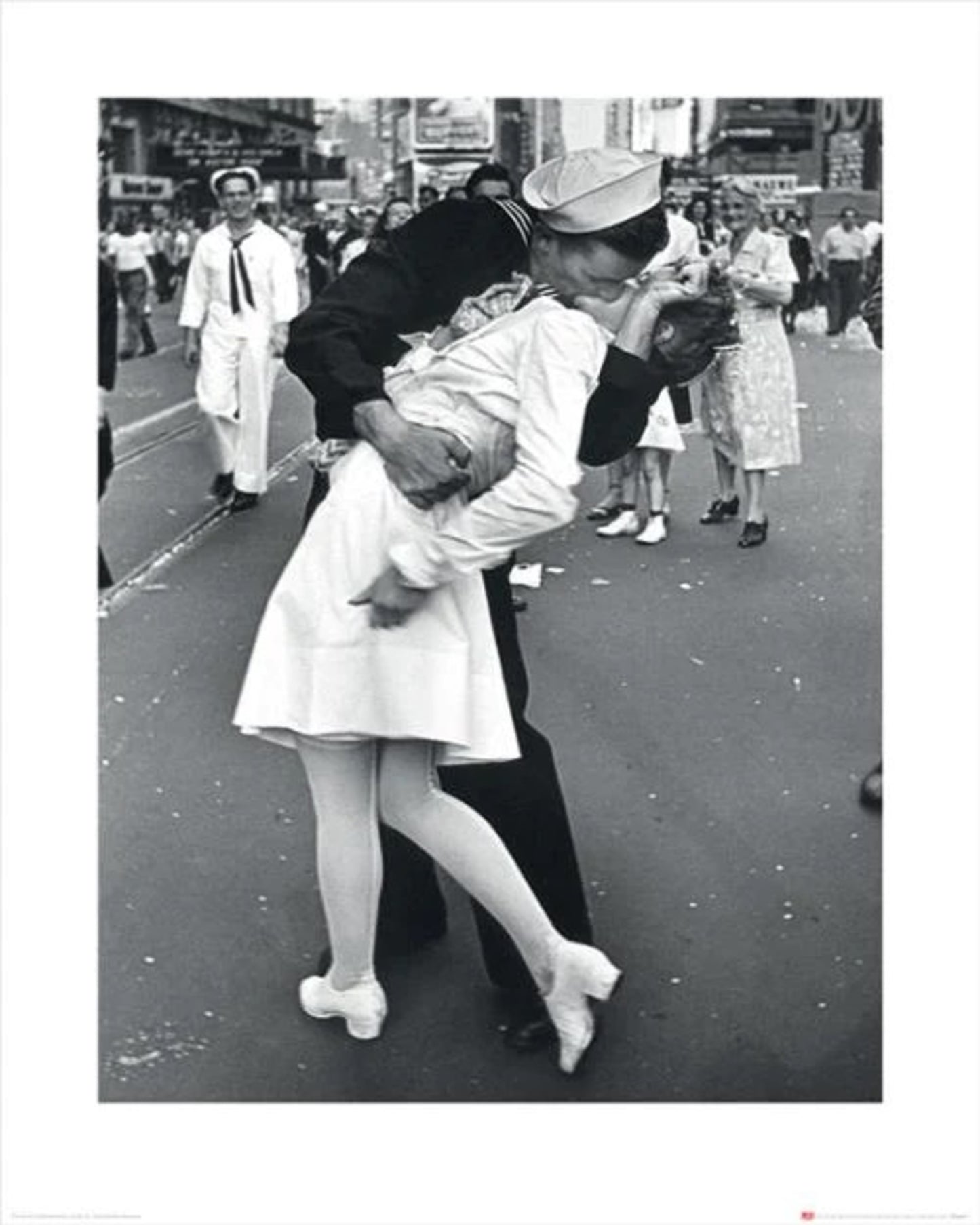 Kunstdruk Time Life War Time Kiss 40x50cm