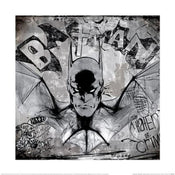 Kunstdruk WB100 Batman Hater of Crime 40x40cm