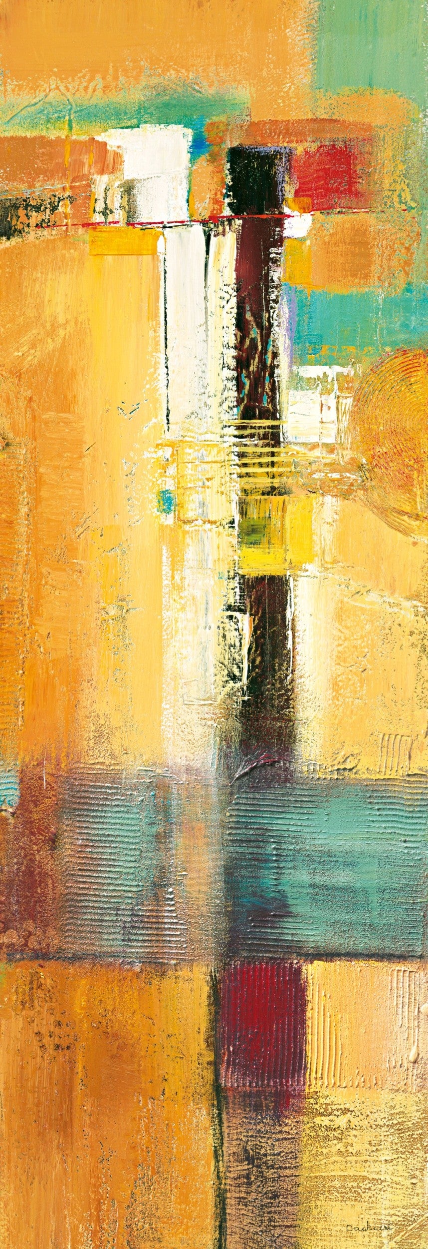Kunstdruk Bea Danckaert - Southern Heights I 34x99cm