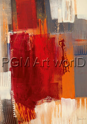 Kunstdruk Francesco Cusumano - Astratto colorato I 21x30cm