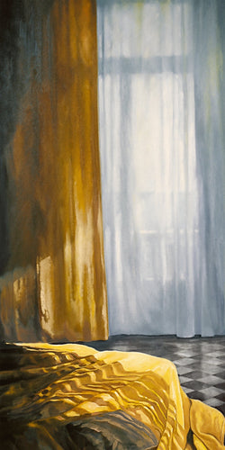 Kunstdruk Henning von Gierke - Interieur mit Sonne und Meer I 50x100cm
